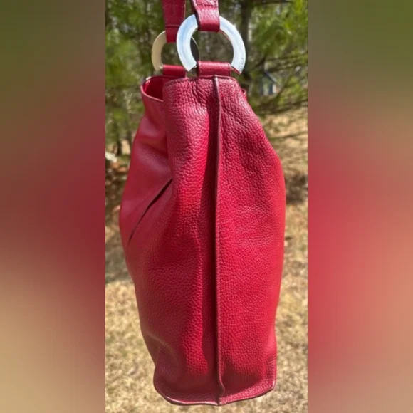 Furla Pebbled Leather Hobo Shoulder Bag - Picture 7 of 8